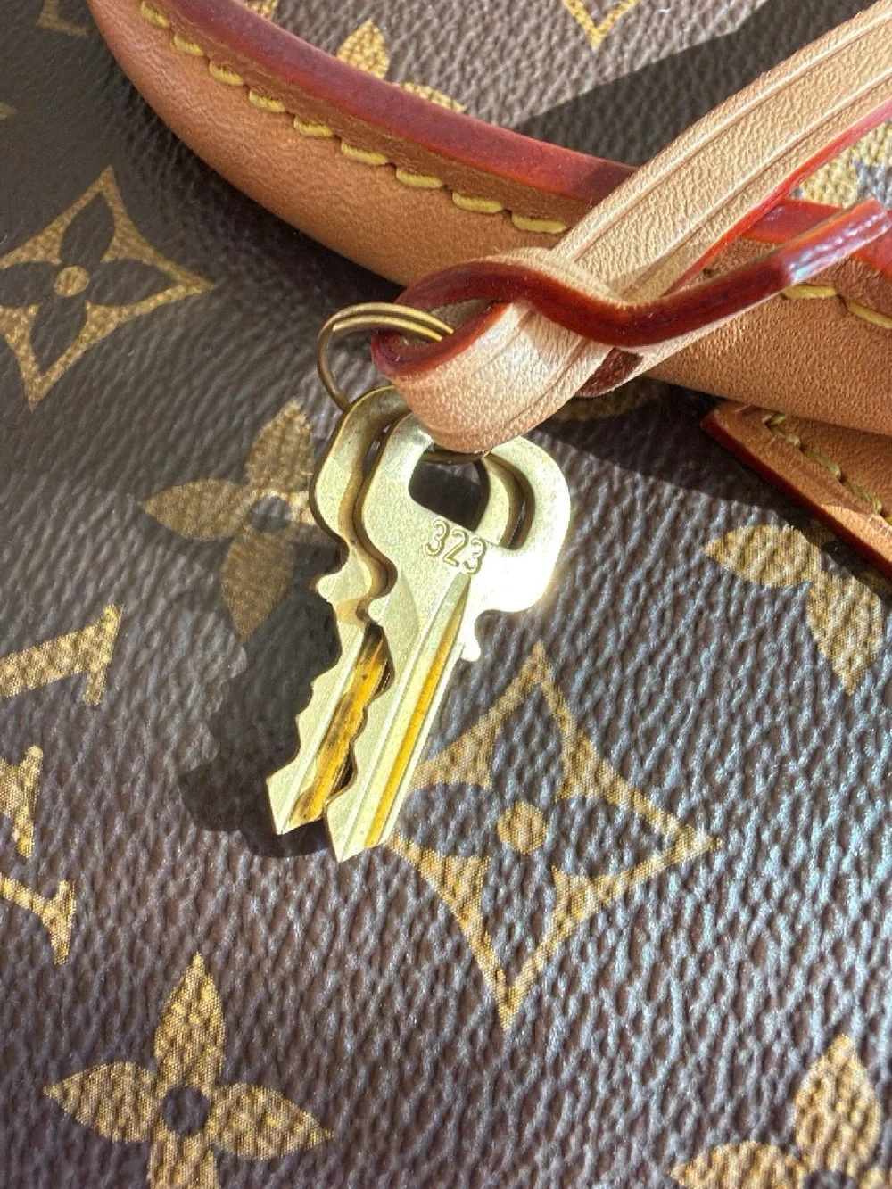 Louis Vuitton Monogram Alma BB Satchel in Brown and Tan - Picture 10 of 11